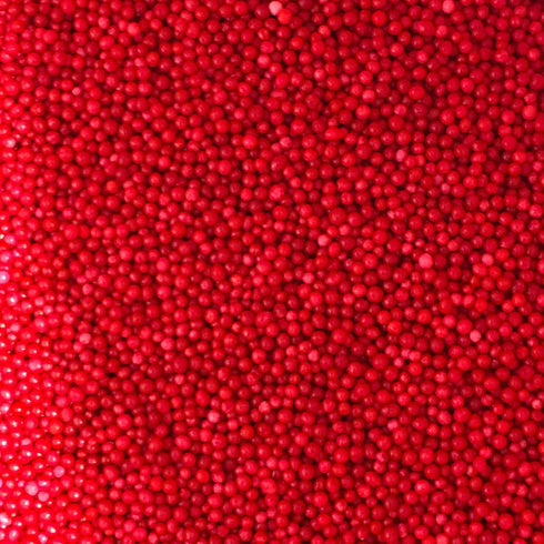 Sprinkle Deco Deep Red Nonpareils Bake In Sprinkle On Mini Pearls Confetti Sprinkles Toppings For Cake Cookie Cupcake Icecream Donut 6oz Bag...