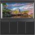 AWERT 24x16 inches Spring Nature Aquarium Background Spring Pink Flowers Cherry Japanese Temple Fish Tank Background Vinyl Background...