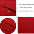 DWCN Red Christmas Valance for Windows Rod Pocket Blackout Window Valance Curtains for Kitchen Bedroom 52 x 18 inch Long,1 Panel...