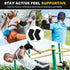 Elbow Compression Sleeves, Elbow Brace for Men Women, Tennis Golfer's Elbow Support, Arm Support Sleeves For Sports Protection And Pain Relief (Bl...