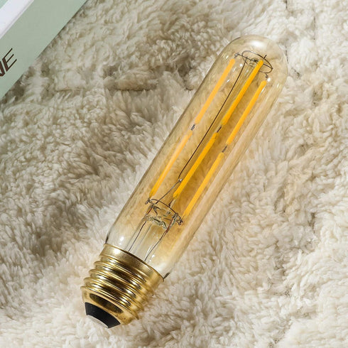 Dimmable E26 Edison Bulb 6W Equal 60 watt Light Bulb AC120V Warm White 2700K Amber Glass Edison Light Bulbs 60 Watt 600LM Tubular T10 led Bulb for...