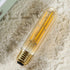 Dimmable E26 Edison Bulb 6W Equal 60 watt Light Bulb AC120V Warm White 2700K Amber Glass Edison Light Bulbs 60 Watt 600LM Tubular T10 led Bulb for...