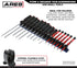 ARES 62027 - Blue 16.5-Inch Hand Tool Holder - Aluminum Rail Stores up to 16 Screwdrivers or Small Tools and Keeps Your Garage Organized...