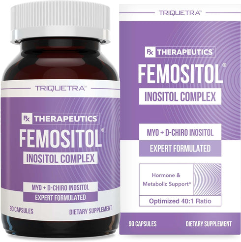 Inositol Supplement | Myo-Inositol & D-Chiro Inositol Complex - Clinically Validated 40:1 Ratio (Vitamin B8)| Hormonal Balance & Healthy Ovarian F...