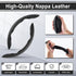 2PCS Car Nappa Leather Steering Wheel Cover, Segmented Steering Wheel Protector, Car Interior Accessories, Non-Slip & Breathability Well, Universa...