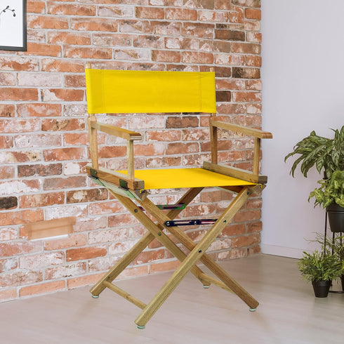 Casual Home Director Chair Canvas, 18.5"W x 16"D, Gold...
