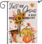 Hexagram Welcome Fall Garden Flag, Outdoor Fall Decor, Double Sided Burlap Fall Crucifix Pumpkin Sunflower Yard Flags, Autumn Fall Outside Farmhou...