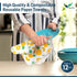 Reusable Paper Towels 12 Pack Roll 12 * 10 Inches – Soft, High-Absorbent 100% Cotton Flannel Paperless Paper Towels, Washable & Compatible with Al...