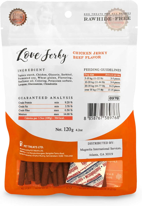 Love Jerky Chicken Jerky (Beef Flavor)...