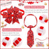 24pcs Valentine's Day Dog Collar Bow Ties Set, Adjustable Holiday Valentines Day Dog Grooming Bow Ties and Dog Neck Ties, Basic Small Dog Bow Ties...