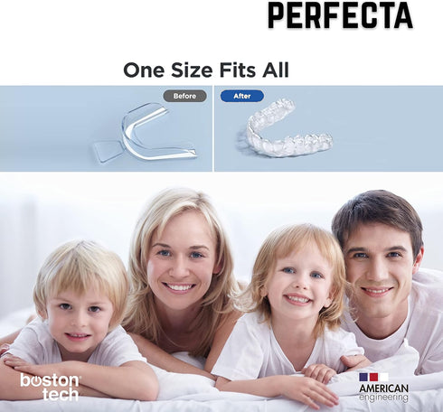 PERFECTA 10 Dental Night Guards Moldable Sleeping Mouthguards Against Bruxism Teeth Grinding and TMJ Disorders Bpa Free, Case Included...