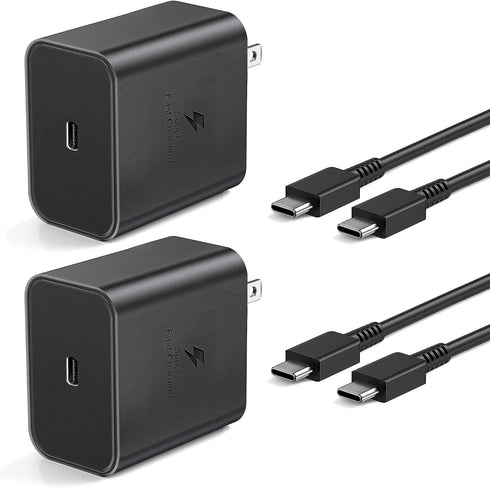 2Pack 45W USB C Charger Super Fast Charger Type C for Samsung Galaxy S23 Ultra Charger Fast Charging /S22 Ultra/S23+/S23/S22+/S22/S21/Note 10 Plus...