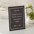 ANGEL & DOVE Set of 2 Black Funeral Memory Table Signs - for Condolence Book, Memorial, Celebration of Life...
