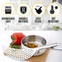 Held Crescent Drainer Pan Pot Strainer with Handle Stainless Steel Hand for Spaghetti Fry Noodles Fruit Vegetable Pasta Strainer Colander Heavy Du...