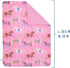 Wildkin Plush Baby Blanket – Soft & Cozy Comfort, Ideal for Toddlers, Travel & Daycare - Horses...