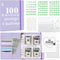 Savings binder challenge $5,050 with a 100 envelope challenge binder. A5 Savings Binder,budget planning booklet, goal challenge tracker, and day l...
