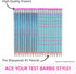 Yoobi Barbie X 2 Pencils – Pre-Sharpened Pencils with Pink Erasers in Cute Pastel & Metallic Colors with the Iconic Barbie Logo – Fun School & Off...