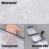 EOOUT 20pcs Mesh Zipper Pouch 8 Sizes Waterproof Zipper Bags, Plastic Travel Pouch for Board Game Travel Storage School Supplies Office Appliances...