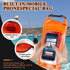 IP68 Waterproof Dry Bag, 2L - Roll Top Waterproof Pool Bag?dry bags for kayaking waterproof-w/Phone Pouch,Large Waterproof Phone Pouch,Boating & K...