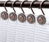 Bronze Shower Curtain Hooks, Decorative Shower Curtain Rings for Bathroom, Rust Proof Shower Hooks for Shower Curtain Liner, 12Pcs...