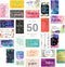 Canopy Street Inspirational Quote Cards / 50 Positivity Cards / 25 Uplifting Designs / 2" x 3.5" Flat Mini Motivational Business Card Sized Notes/...