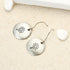 TGNEL Vintage Dandelion Titanium Earrings Dangling, Antique Flower Circle Disc Drop Dangle Earring for Women Sensitive Ears...