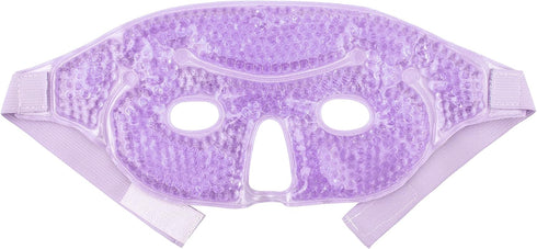 FOMI Hot Cold Gel Bead Facial Eye Mask | Lavender Scented | Ice Mask for Migraine Headache, Stress Relief | Reduces Eyes Puffiness, Dark Circles |...
