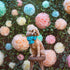 Pastel Tissue Paper Pom Poms - Hanging Paper Flowers for Rainbow Pastel Birthday Decorations, Baby Shower Decor, Easter Party Decor and Classroom ...