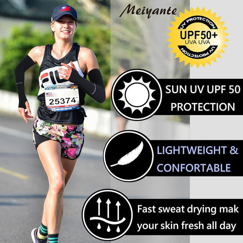 Arm Sleeves for Men Women Work 1 Pair UV Sun Protection UPF Long Sleeves Tattoo Cover Up Sleeves to Cover Arm Sleeves Cooling...