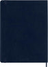 Moleskine Classic Notebook, Soft Cover, XL (7.5" x 9.5") Ruled/Lined, Sapphire Blue, 192 Pages...