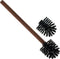 Redecker Toilet Brush and Replacement Head Set, Oiled Thermowood Handle, Nylon Bristles, Made in Germany...