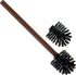 Redecker Toilet Brush and Replacement Head Set, Oiled Thermowood Handle, Nylon Bristles, Made in Germany...