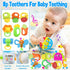 Baby Rattles Toys for 0-6 Months - 18 PCS Infant Toys 0-3 Month Old Baby Boy Girl Gifts Set with Teething and Wrist Socks Rattle Infant Newborn Se...