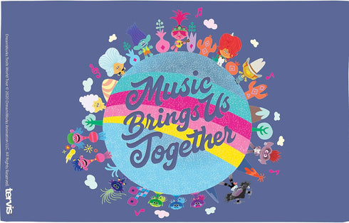 Tervis DreamWorks Trolls Made in USA Double Walled Insulated Tumbler Travel Cup Keeps Drinks Cold & Hot, 16oz, Music Together...