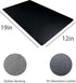 Coffee Mat for Counter, Coffee Bar Accessories Fit Under Coffee Maker Espresso Machine, Absorbent Rubber Backed Dish Drying Mat, 12"x19", Black...