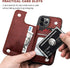ONETOP Compatible with iPhone 12 Compatible with iPhone 12 Pro Wallet Case with Card Holder, PU Leather Kickstand Card Slots Case, Double Magnetic...