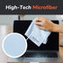 Elite Tech Gear 4-Pack Microfiber Cloth Set - 12"x12" Oversized Washable & Durable Wipes for Glasses, Lenses, Electronics & Screens - Glasses Clea...