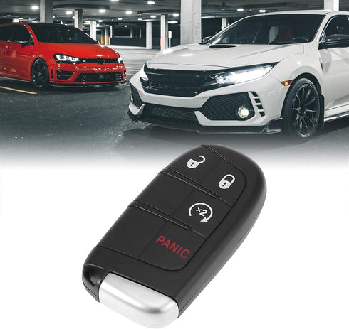 X AUTOHAUX Keyless Entry Remote Car Key Fob 433Mhz 4 Buttons M3N-40821302 for Dodge Journey 2011-2020...