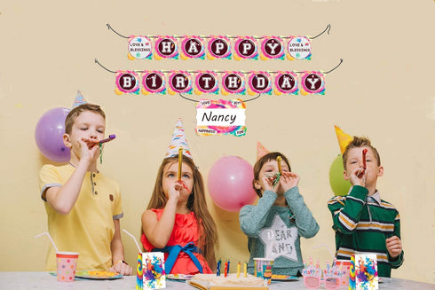 LARZN - Celebrate With an Impression Premium Tie Dye Party Bags, Camouflage Treat Bags, New, Gift Bags,Goody Bags, Tie Dye Party Favors, Tie Dye P...