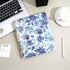 CAGIE Hardcover Spiral Notebook 8.5 x 11 Spiral Journal Notebooks College Ruled with Large Pockets Aesthetic Floral Note Book Spiral Bound Journal...