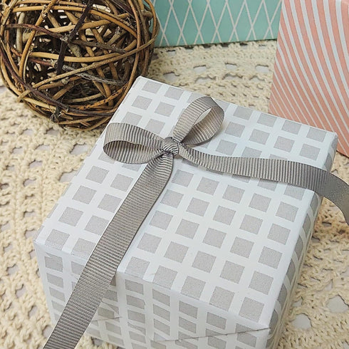 CT CRAFT LLC Grosgrain Solid Fabric Ribbon 3/8 Inch x 50 Yds Dark Grey for Christmas Home Decor Gift Wrapping DIY Crafts Hair Bow Scrapbook...