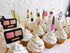 Spa Makeup Cupcake Toppers Decoration Supplies for Female Bridal Shower Bachelorette Salon Spa Cosmetics Themed Girls 18th Birthday Party 24Pcs Go...