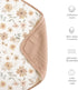 Konssy Muslin Baby Blankets for Girls, 100% Cotton Crib Blanket for Baby Infant Toddler, Super Soft and Lightweight Nursery Blankets 40"x36" (Flor...