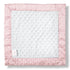 SwaddleDesigns Baby Lovie, Small Security Blanket, Plush Dots with Satin Trim, White Mini Mod Circles on Pastel Pink, 14 x 14 inches (36 x 36 cm)...