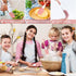 Silicone Kitchen Cooking Utensils Set Heat Resistant, 5 Pcs Silicone Spatula Set for Baking Cooking Mixing, Silicone Cooking Utensils Set for Nons...