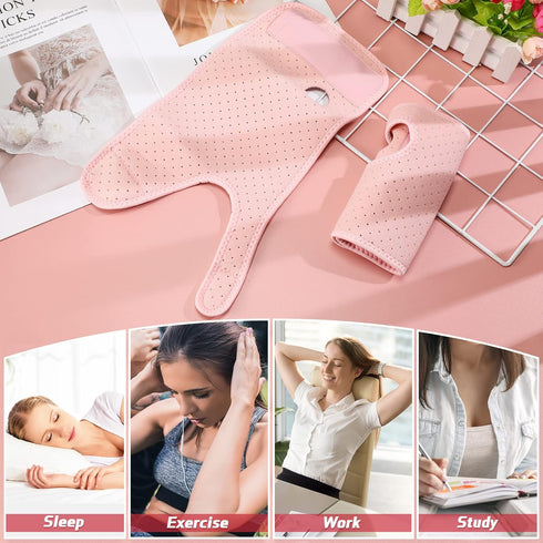 2 Pieces Carpal Tunnel Wrist Braces for Night Wrist Sleep Support Brace Wrist Splint Stabilizer and Hand Brace Cushioned to Help With Carpal Tunne...