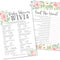 Hadley Designs Hilarious Baby Shower Games for Girls – 25 Double-Sided Cards for 25 Guests, 2 Games, Baby Trivia Baby Shower Game, Find The Guest,...