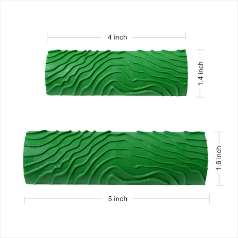 Wood Graining Painting Tool, Rubber Empaistic Wood Grain Tool Household Wall Art Paint(MS8L)...