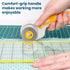 W.A. Portman Fabric Rotary Cutter with 15 Blades - 45mm Rolling Cutter with Safety Lock - Fabric Roller Cutter - Rotary Fabric Cutter Wheel - Fabr...