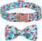 Maca Bates Summer Dog Collar with Fruit Icecream Print Bow Bowtie for Dogs Adjustable Breakaway Bow Tie Cute Puppy Collars Birthday Gift for Small...